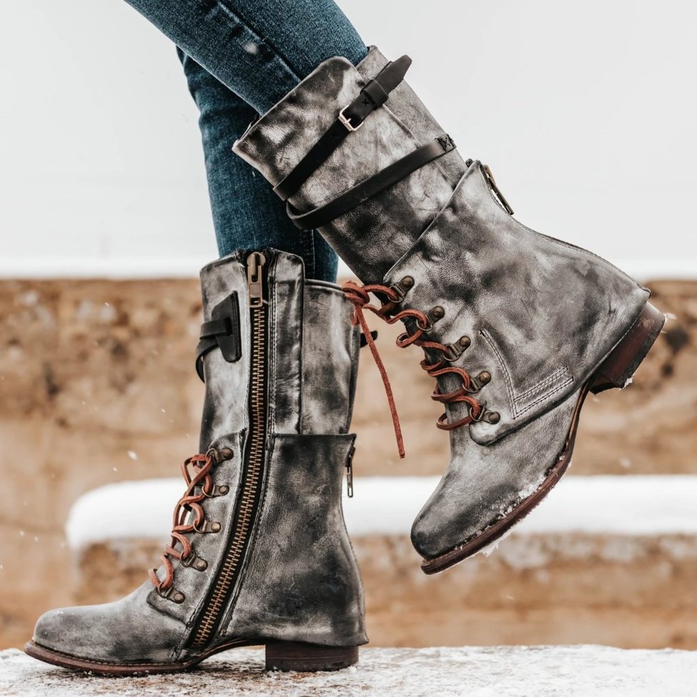 Freebird by Steven - Ravi Boots - Black Distressed